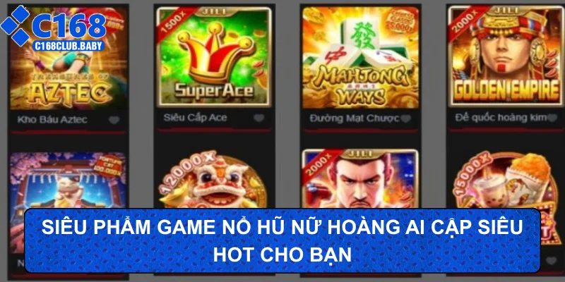 Siêu phẩm game nổ hũ nữ hoàng Ai Cập siêu hot cho bạn